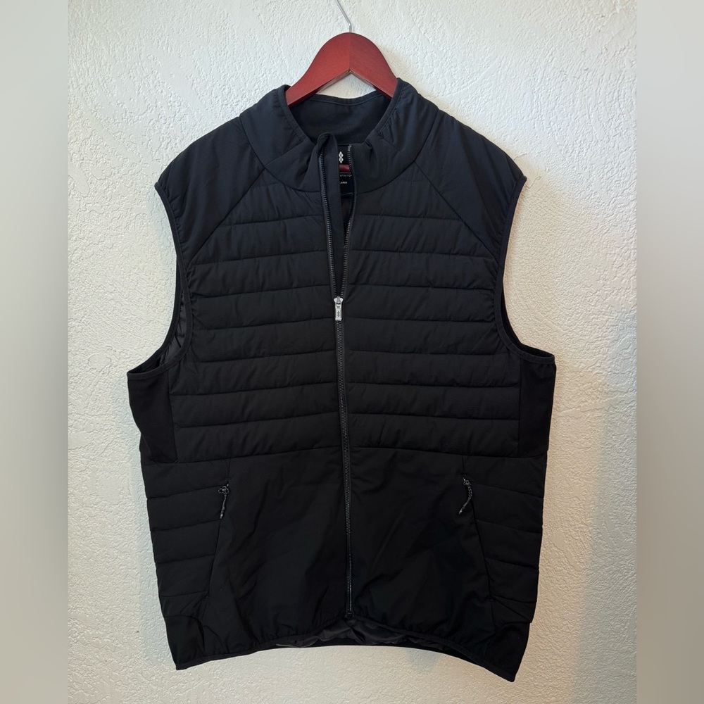 7 Diamonds Base Warmth Atlas Vest NWOT men’s XXL Black Puffer Quilted Pocket